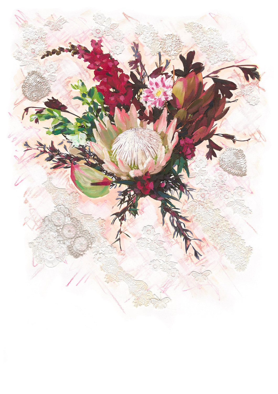 King Burgundy - Limited Edition Print